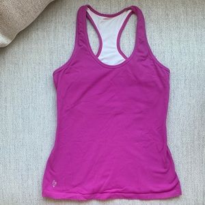 Ellie pink workout tank